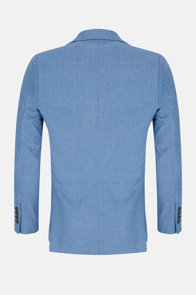 SAM | Blue Blazer | Tailored Fit Men’s Suit Jacket - Paraffin Store