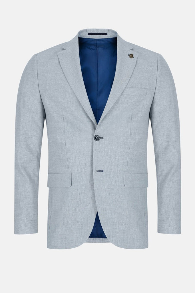 SAM | Grey Blazer | Tailored Fit Men’s Suit Jacket - Paraffin Store