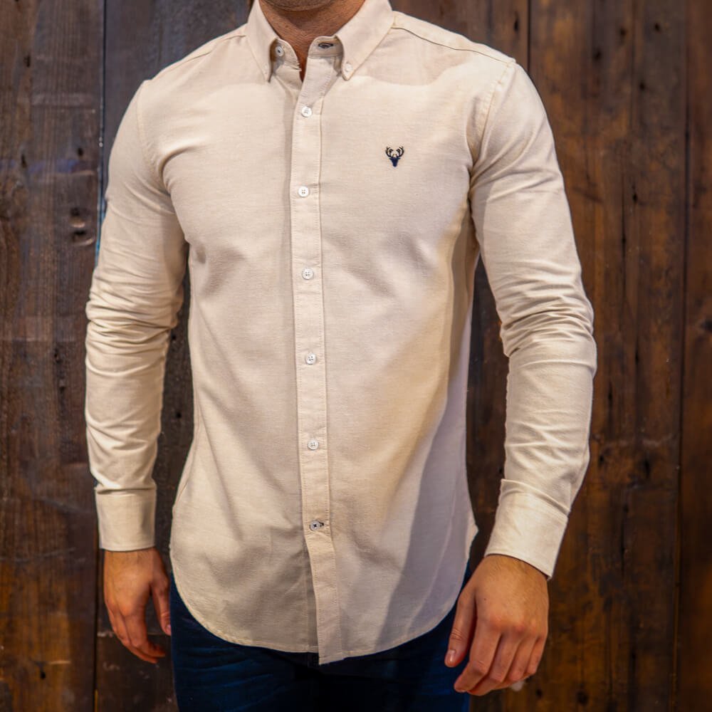 Shirt | Carter Shirt | Beige - Paraffin Store