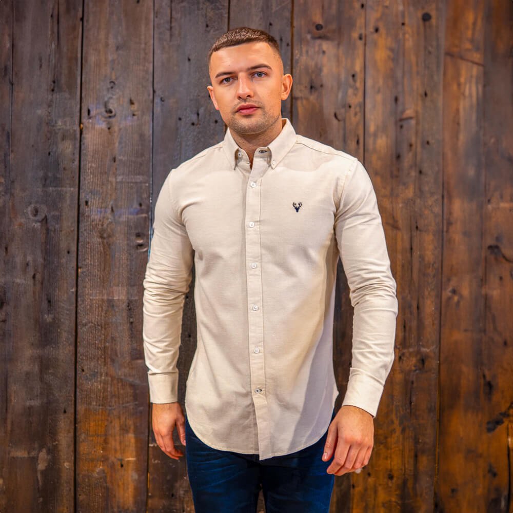 Shirt | Carter Shirt | Beige - Paraffin Store