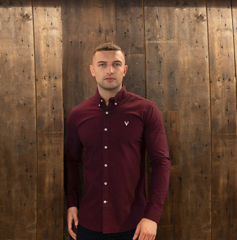 Shirt | Carter Shirt | Burgundy - Paraffin Store