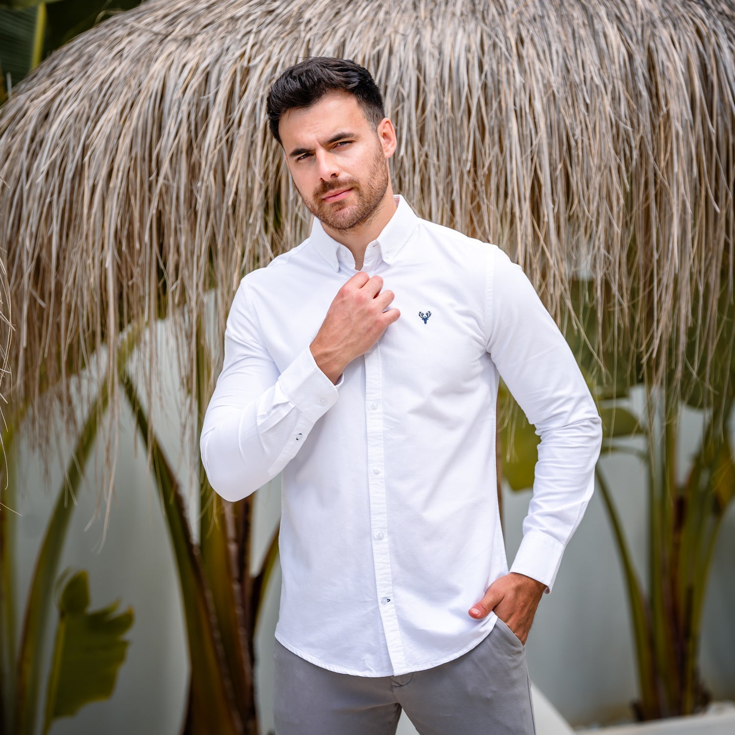 Shirt | Carter Shirt | White - Paraffin Store