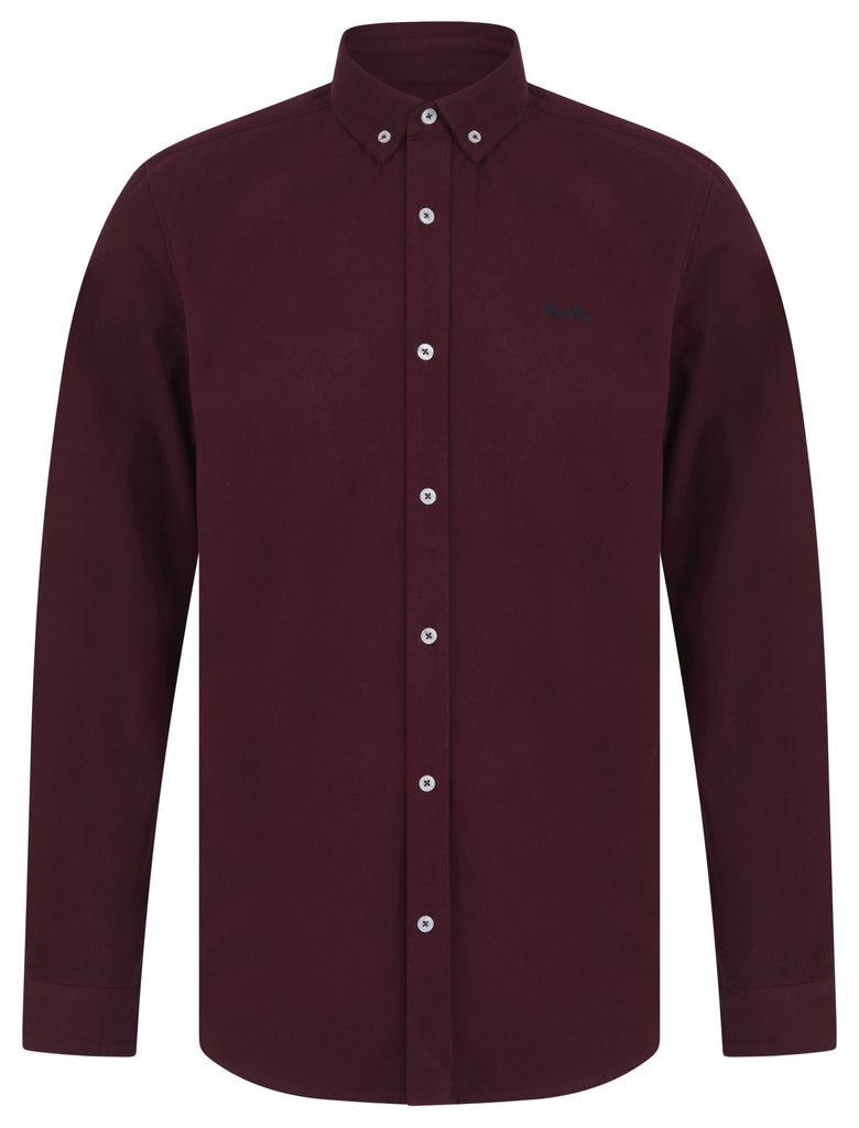 Shirt | Holkham | Burgundy - Paraffin Store