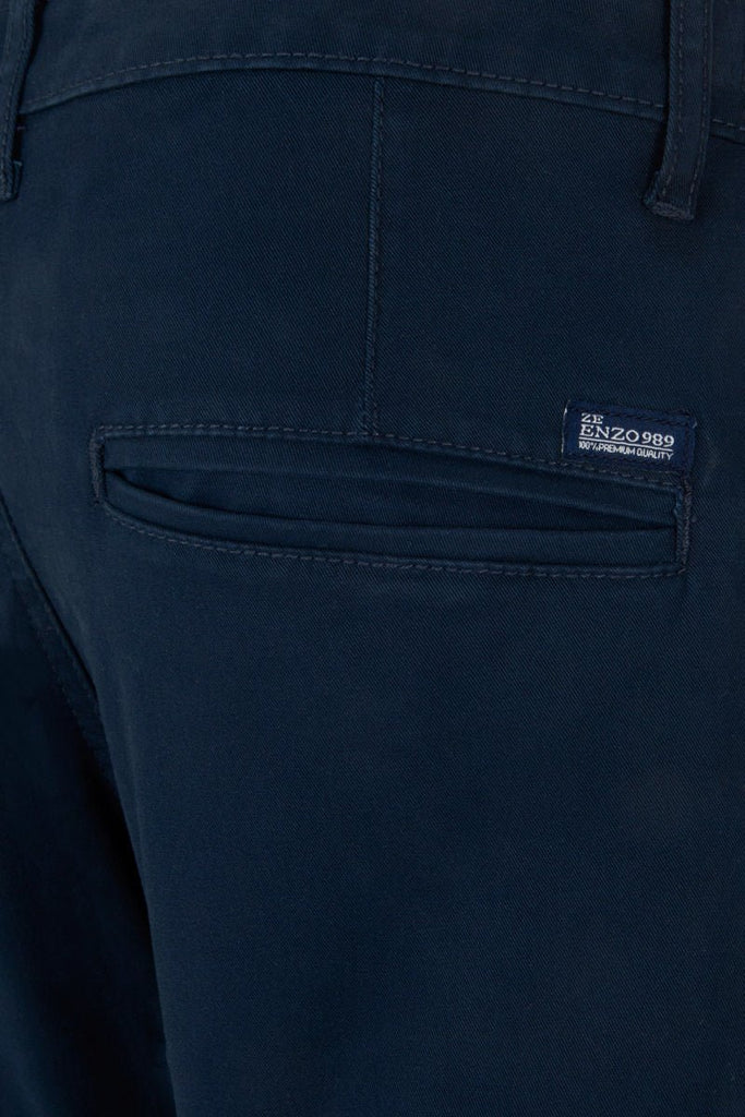 Slim Fit Chinos | Navy | EZ348 - Paraffin Store