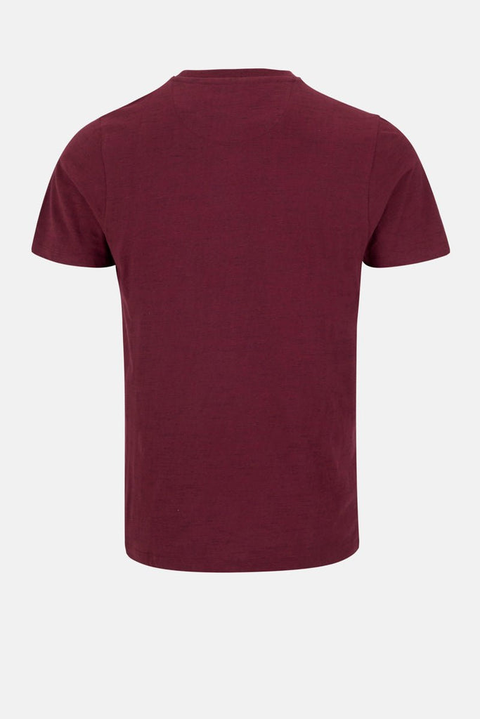 T-Shirt | Romeo Tee | Burgundy Marl - Paraffin Store