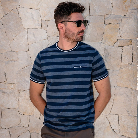 T - SHIRT | RUSK | NAVY - Paraffin Store
