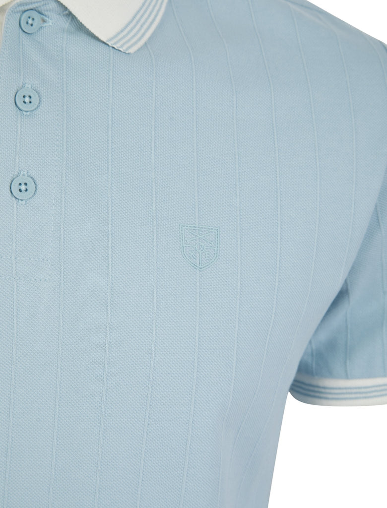 Woodman Cotton Rich Polo Shirt - Blue | Kensington Eastside - Paraffin Store