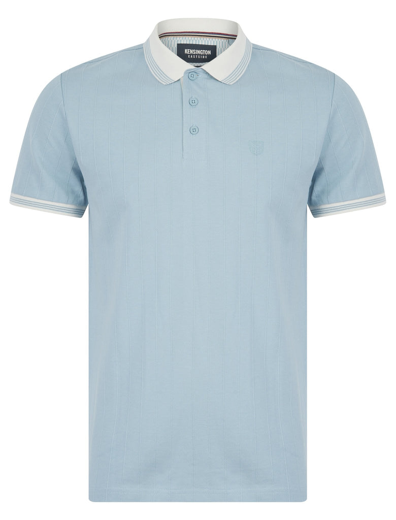 Woodman Cotton Rich Polo Shirt - Blue | Kensington Eastside - Paraffin Store