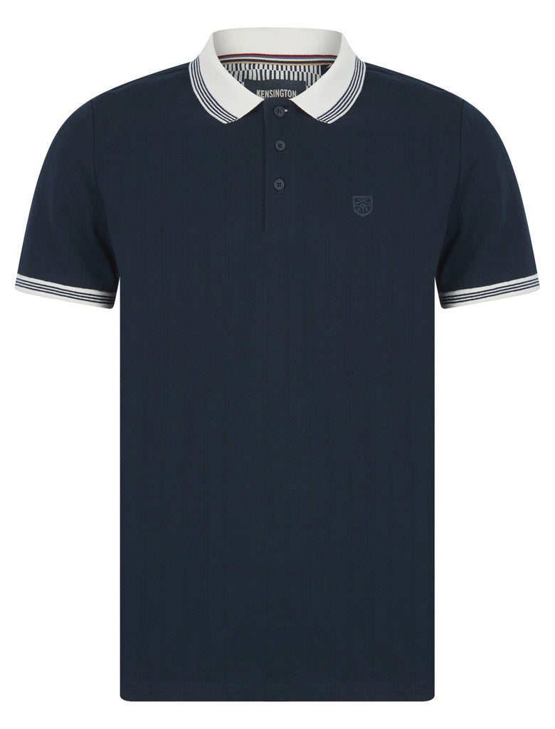 Woodman Cotton Rich Polo Shirt - Navy | Kensington Eastside - Paraffin Store